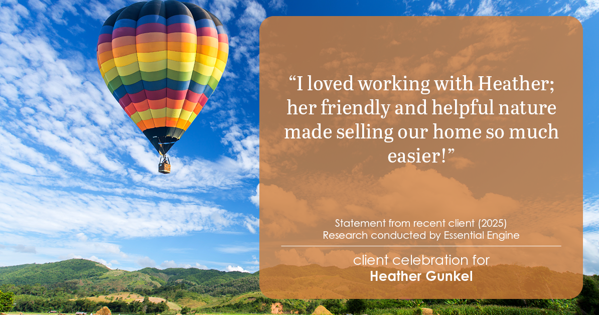 Testimonial for real estate agent Heather Gunkel with Keller Williams Real Estate Langhorne in Langhorne, PA: I loved working with Heather; her friendly and helpful nature made selling our home so much easier!