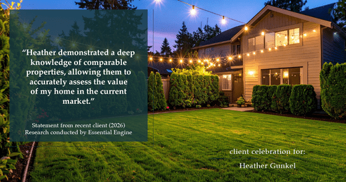 Testimonial for real estate agent Heather Gunkel with Keller Williams Real Estate Langhorne in Langhorne, PA: "Heather demonstrated a deep knowledge of comparable properties, allowing them to accurately assess the value of my home in the current market."