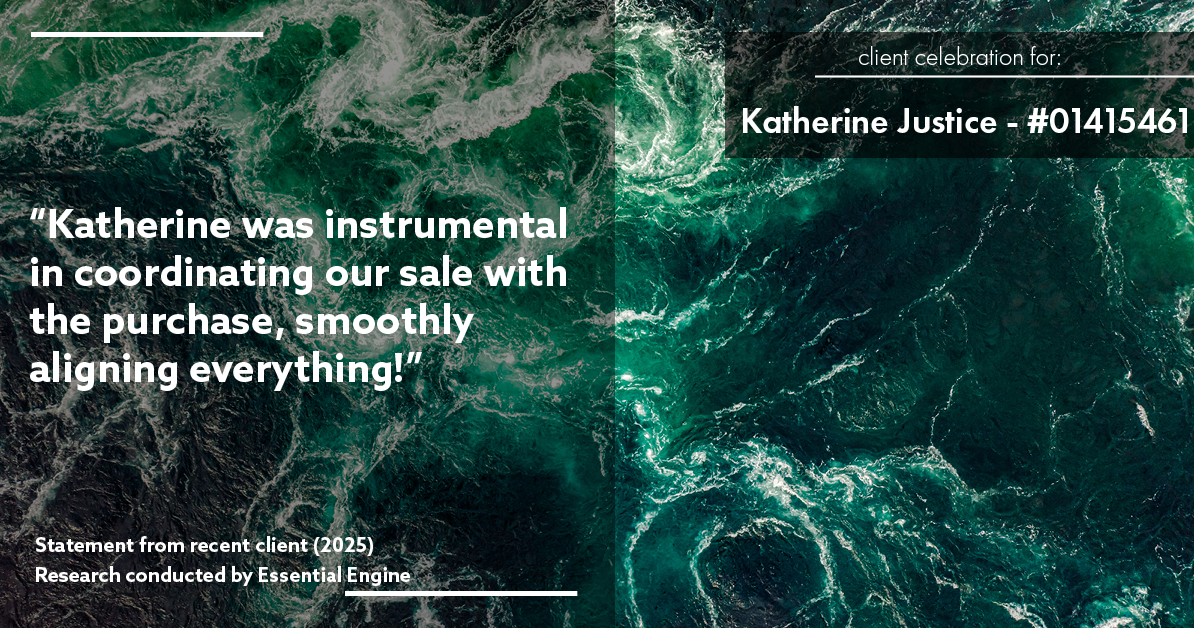 Testimonial for real estate agent Katherine Justice with EXP Realty of Northern California in Fresno, CA: "Katherine was instrumental in coordinating our sale with the purchase, smoothly aligning everything!"