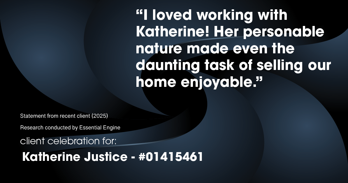 Testimonial for real estate agent Katherine Justice with EXP Realty of Northern California in Fresno, CA: "I loved working with Katherine! Her personable nature made even the daunting task of selling our home enjoyable."