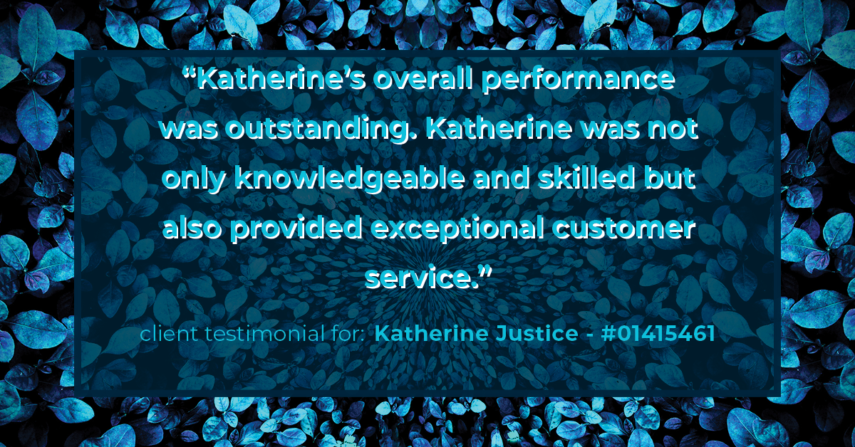 Testimonial for real estate agent Katherine Justice with EXP Realty in Fresno, CA: "Katherine's overall performance was outstanding. Katherine was not only knowledgeable and skilled but also provided exceptional customer service."