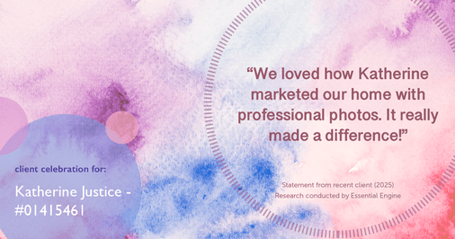 Testimonial for real estate agent Katherine Justice with EXP Realty of Northern California in Fresno, CA: "We loved how Katherine marketed our home with professional photos. It really made a difference!"