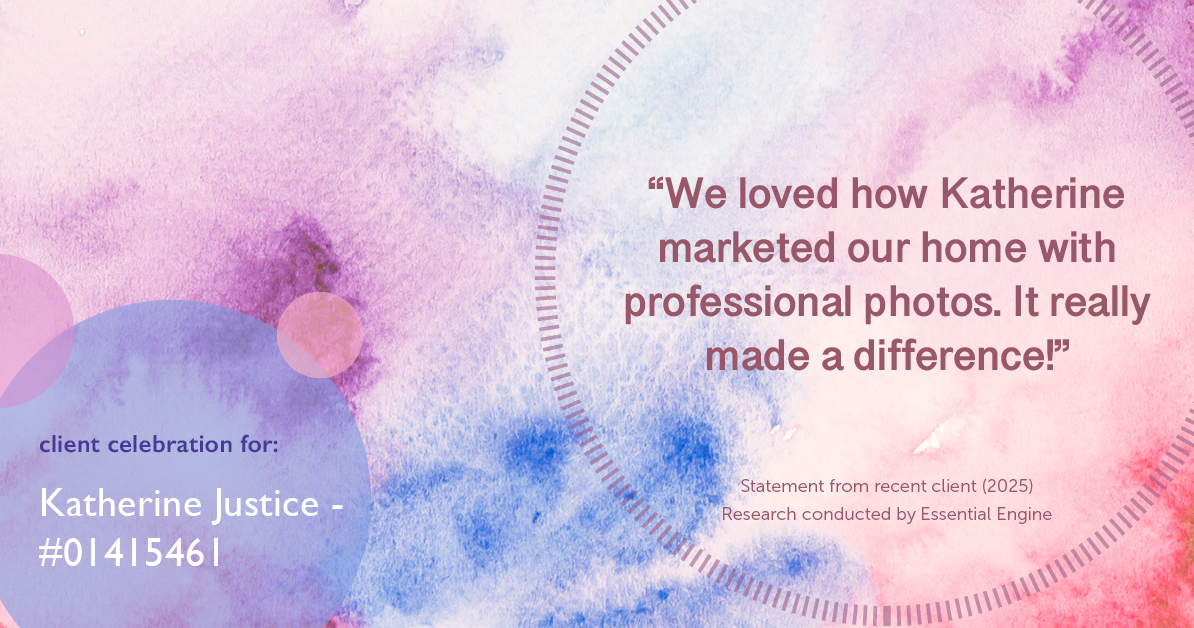 Testimonial for real estate agent Katherine Justice with EXP Realty of Northern California in Fresno, CA: "We loved how Katherine marketed our home with professional photos. It really made a difference!"