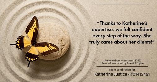 Testimonial for real estate agent Katherine Justice with EXP Realty of Northern California in Fresno, CA: "Thanks to Katherine's expertise, we felt confident every step of the way. She truly cares about her clients!"