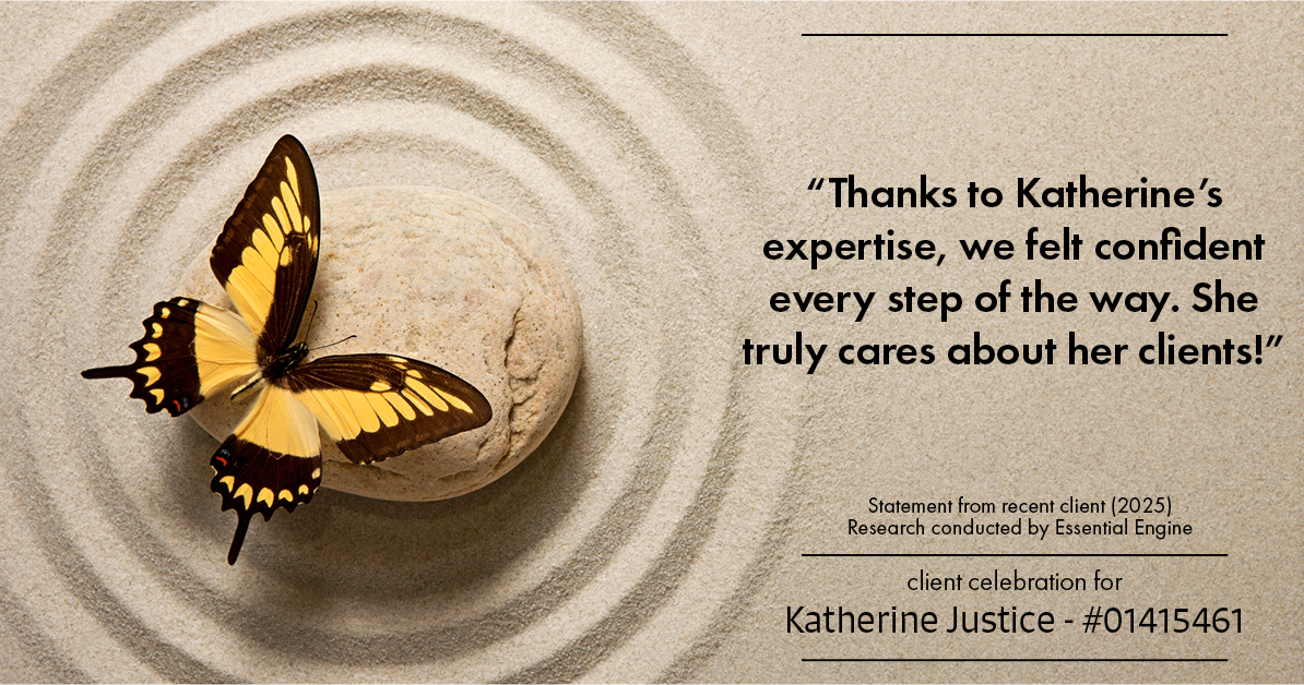 Testimonial for real estate agent Katherine Justice with EXP Realty of Northern California in Fresno, CA: "Thanks to Katherine's expertise, we felt confident every step of the way. She truly cares about her clients!"