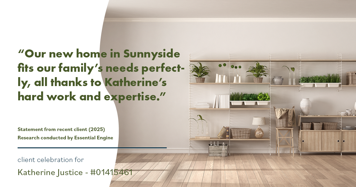 Testimonial for real estate agent Katherine Justice with EXP Realty of Northern California in Fresno, CA: "Our new home in Sunnyside fits our family's needs perfectly, all thanks to Katherine's hard work and expertise."