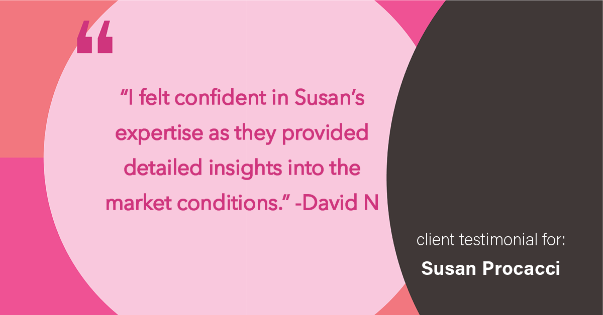 Testimonial for real estate agent Susan Procacci with Better Homes and Gardens Pristine in Naples, FL: "I felt confident in Susan's expertise as they provided detailed insights into the market conditions."