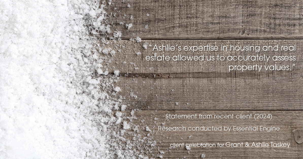 Testimonial for real estate agent Grant & Ashlie Taskey with Keystone Property Group in Kokomo, IN: "Ashlie's expertise in housing and real estate allowed us to accurately assess property values."