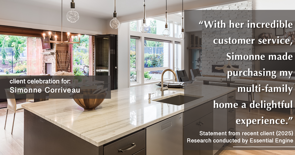 Testimonial for real estate agent Simonne Corriveau with Keller Williams Legacy Partners in West Hartford, CT: "With her incredible customer service, Simonne made purchasing my multi-family home a delightful experience."