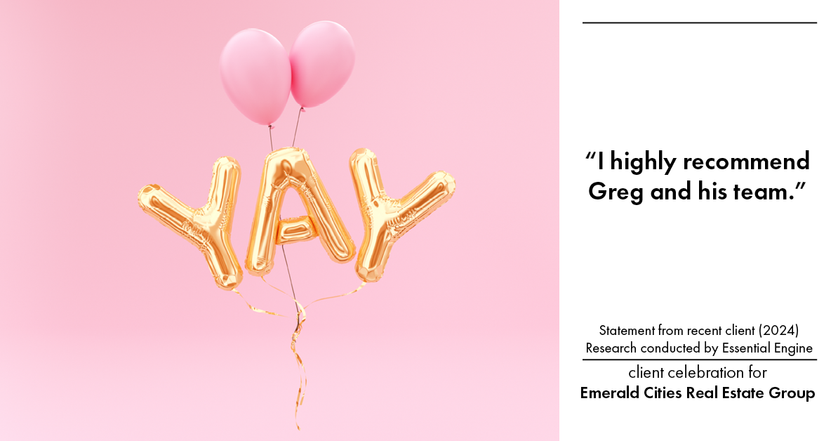 Testimonial for real estate agent Emerald Cities Real Estate Group with Keller Williams Realty in Dallas, TX: “I highly recommend Greg and his team.”