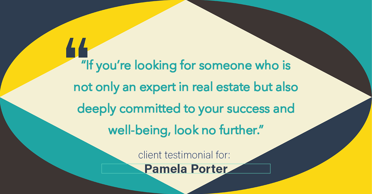 Testimonial for real estate agent Pamela Porter with eXp Realty LLC in Cincinnati, OH: "If you’re looking for someone who is not only an expert in real estate but also deeply committed to your success and well-being, look no further."