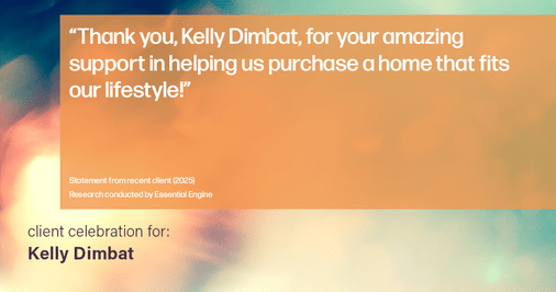 Testimonial for real estate agent Kelly Dimbat with Lamacchia Realty, Inc. in Woburn, MA: "Thank you, Kelly Dimbat, for your amazing support in helping us purchase a home that fits our lifestyle!"
