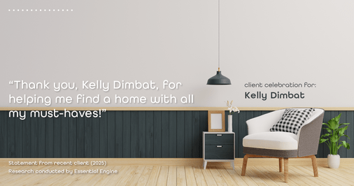 Testimonial for real estate agent Kelly Dimbat with Lamacchia Realty, Inc. in Woburn, MA: "Thank you, Kelly Dimbat, for helping me find a home with all my must-haves!"