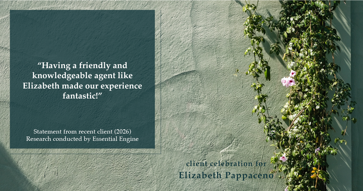 Testimonial for real estate agent Elizabeth Pappaceno with Davidson Realty Inc in St. Augustine, FL: "Having a friendly and knowledgeable agent like Elizabeth made our experience fantastic!"